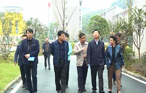 省发改委投资处处长龚新平来我市调研重点项目建设情况