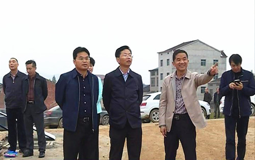 省发改委投资处处长龚新平来我市调研重点项目建设情况