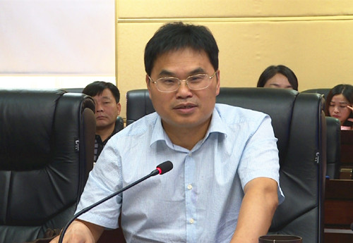 新辰控股董事长杨飞来我市考察钓具产业创新服务综合体项目 李美云