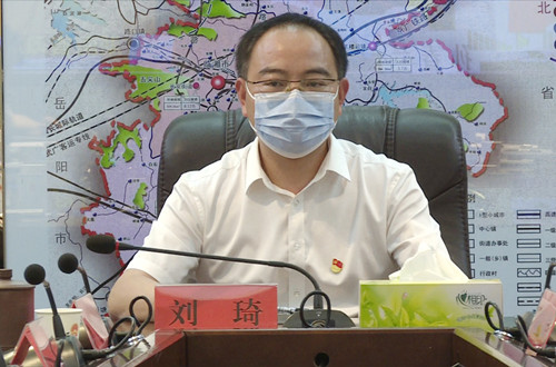 我市组织收听收看全国岳阳市新冠肺炎疫情防控工作视频会刘琦参加
